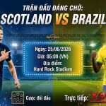 Nhận định soi kèo trận đấu Scotland vs Brazil bảng C World Cup 2026 - Góc nhìn chuyên gia Xoilac TV.